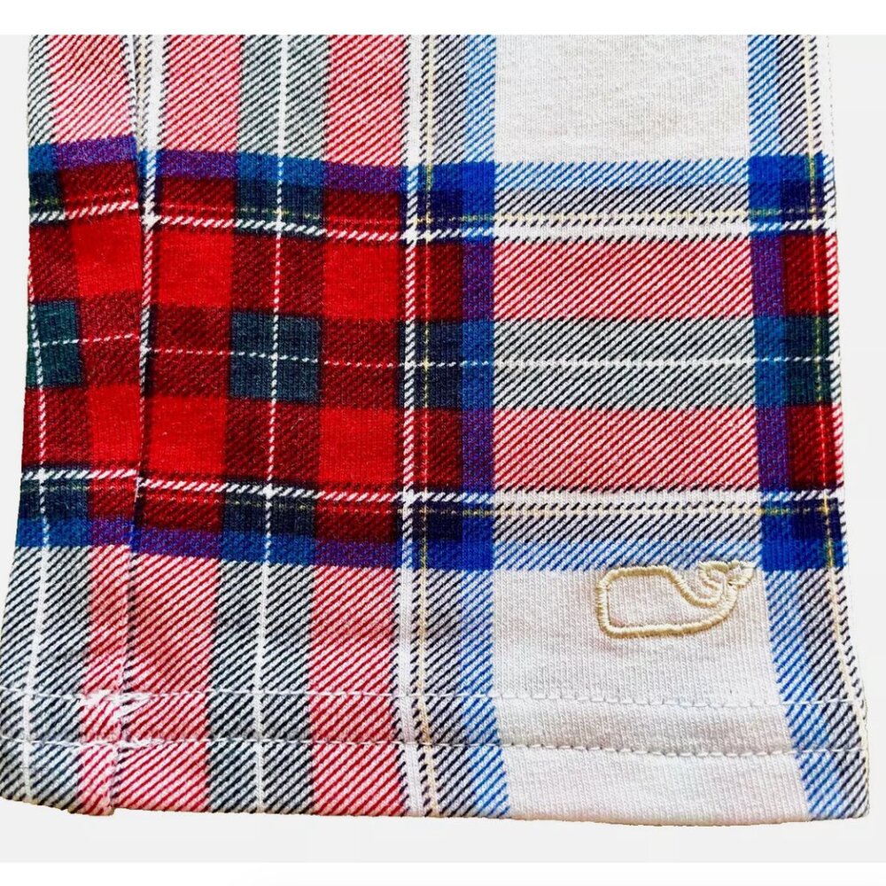 NWT NEW VINEYARD VINES TARTAN PLAID HIGH WAISTED HOLIDAY LEGGINGS GIRLS LARGE 16 - Picture 4 of 7